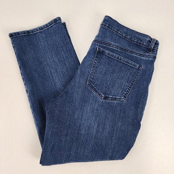 Gloria Vanderbilt Amanda Womens 14 Short 35x27 Straight Leg Blue Jeans High Rise - Picture 6 of 15